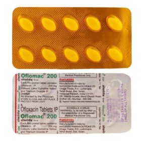 Ofloxacin 200mg Tablet Oflomac