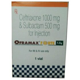 Ceftriaxone+Subactam 1000mg/500mg Oframax Forte Injection