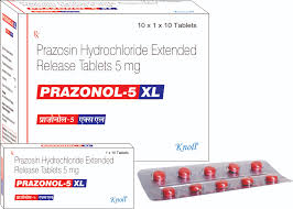 Prazosin 5mg Tablet Prazonol 5 XL