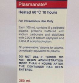 plasmanate 250ml Injection Albumin