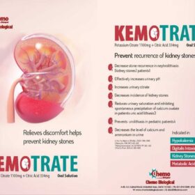 POTASSIUM CITRATE 1100mg Oral solution Kemotrate