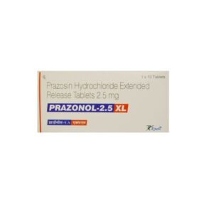 Prazosin 2.5mg Tablet Prazonol 2.5 XL
