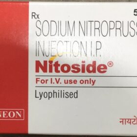Nitroprusside 50mg Nitoside Injection