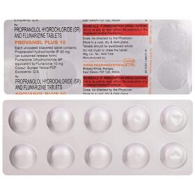 Propanolol 10mg Tablet Provanol Plus