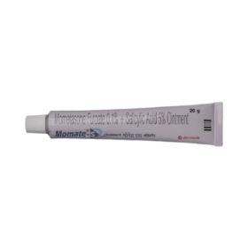 Mometasone 0.1% w/w + Salicylic Acid 5% w/w Momate S Ointment