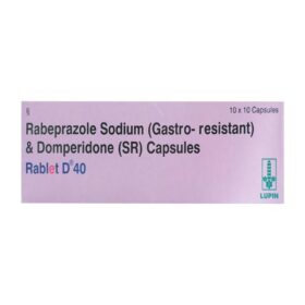 Domperidone+Rabeprazole 30mg+40mg RabletD40 SR Capsule