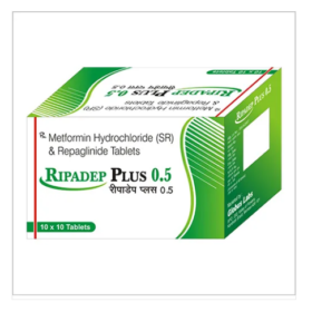 Repaglinide 0.5mg Tablet Ripadep Plus