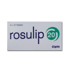 Rosuvastatin 20mg Tablet Rosulip