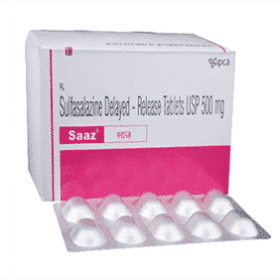 Sulfasalazine 500mg Tablet Salfaus