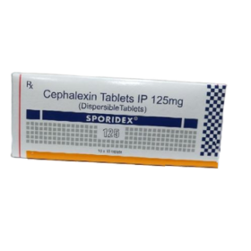 Cefalexin sporidex 125mg Tablet