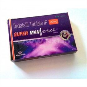 Tadalafil 20mg Super Manforce Tablet