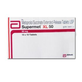 Metoprolol Succinate 50mg tablet Supermet XL