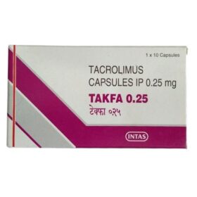 TACROLIMUS 0.25 MG TAKFA