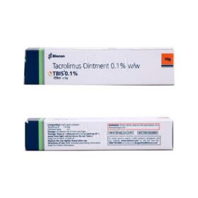 Tacrolimus 10gm Tbis 0.1% Ointment