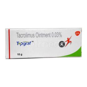 Tacrolimus 10gm Topgraf 0.03% Ointment