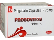 Pregabalin 75mg Capsule Prosovit