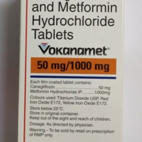 Canagliflozin 50mg/1000mg Vokanamet Tablet