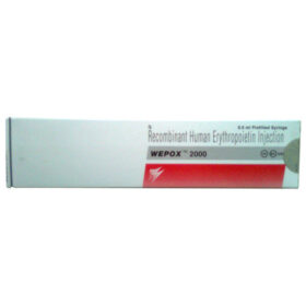 Recombinant Human Erythropoietin 2000 IU Injection Wepox  pfs