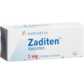 Ketotifen 1mg Tablet Zaditen