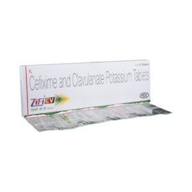 Cefixime+Clavulanic Acid 200mg/125mg Zifi-CV200 Tablet